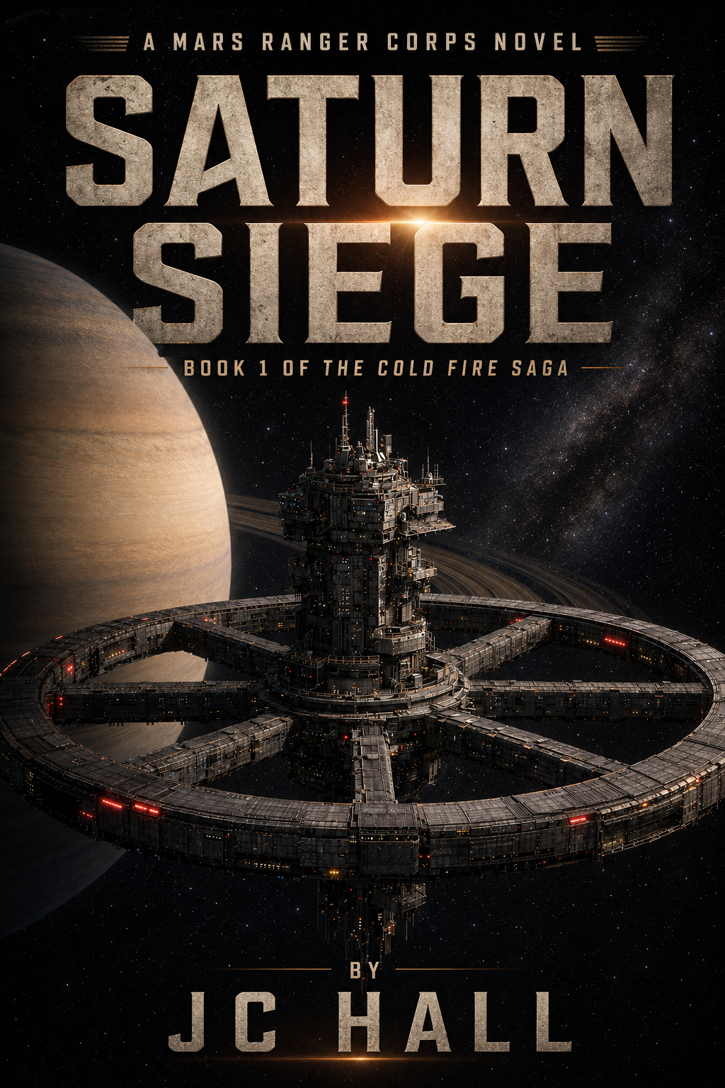 Saturn Siege, Book One of the Cold Fire Saga, by JC Hall
