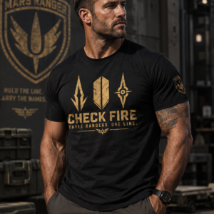 CHECK FIRE // Three Rangers Tee